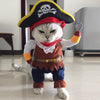 Pet Clothes Cosplay Pirate Dogs Cat Halloween Cute Costume Clothing Comfort