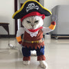 Pet Clothes Cosplay Pirate Dogs Cat Halloween Cute Costume Clothing Comfort