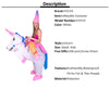 Inflatable  Unicorn Costumes Carnaval Princess Outfit Purim Party Fancy Dress Halloween Costumes for Kids Women Men Adult