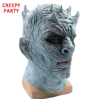 Game Of Thrones Halloween Mask Night's King Walker Face NIGHT RE Zombie Latex Mask Adults Cosplay Throne Costume Party Mask