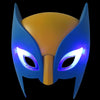LED Glowing Super Hero Mask The Avengers Spiderman Captain America Iron Man Hulk Batman Party Cosplay Halloween Mask Toy