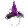 Halloween headband with small witch hat halloween head circle for children and adult