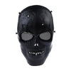 Airsoft Mask Skull Full Protective Mask Military - Black