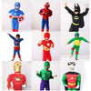 Kids Halloween Costume Captain American Spiderman Batman Superman Robin The Hulk The Flash Muscle Avengers Cosplay Costume