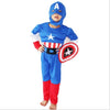 Kids Halloween Costume Captain American Spiderman Batman Superman Robin The Hulk The Flash Muscle Avengers Cosplay Costume