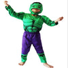 Kids Halloween Costume Captain American Spiderman Batman Superman Robin The Hulk The Flash Muscle Avengers Cosplay Costume