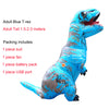 T-Rex Costumes Dinosaur Fancy Dress Adult Kid Men Women Blowup Halloween Jurassic World T Rex Cosplay Outfits