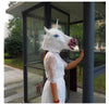 Horse Head Mask Party Essential Halloween Costume Theater  Novelty Latex Horse Mask Many Animal Costume Party Tool Mask