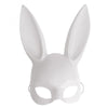 Fashion PVC Women Girl Party Cosplay Rabbit Ears Mask Sexy Long Ears Carnival Mask Halloween