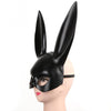 Fashion PVC Women Girl Party Cosplay Rabbit Ears Mask Sexy Long Ears Carnival Mask Halloween