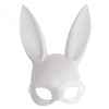 Fashion PVC Women Girl Party Cosplay Rabbit Ears Mask Sexy Long Ears Carnival Mask Halloween