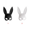 Fashion PVC Women Girl Party Cosplay Rabbit Ears Mask Sexy Long Ears Carnival Mask Halloween