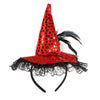 Halloween headband with small witch hat halloween head circle for children and adult