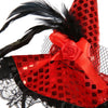 Halloween headband with small witch hat halloween head circle for children and adult