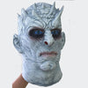 Movie Game of Thrones Night King Mask Halloween Realistic Scary Cosplay Costume Latex Party Mask Adult Zombie Props