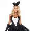 Sexy Bunny Costume Adult Tuxedo Rabbit Halloween Dress TUX AND TAILS BUNNY COSTUME