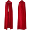 Women/Mens Cloak Velvet Hooded Cape Cosplay Costume Xmas Fancy Dress Hooides Cape Pocho