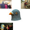 2017 Hot Creepy Pigeon Head Mask 3D Latex Prop Animal Cosplay Costume Party Halloween Free shipping