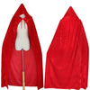 Unisex Mantle Hooded Cloak Coat Wicca Robe Medieval Cape Shawl Halloween Cosplay Party Witch Wizard Costumes