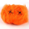 Halloween Scary Party Scene Props White Stretchy Cobweb Spider Web Horror Halloween Decoration For Bar Haunted House