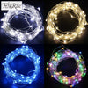 5M Led Copper Wire String Lights Romantic Wedding Fairy Light Decoration AA Battery