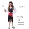 Halloween Carnival Party Costume for Girl Girls Kids Children Pirate Costumes Fantasia Infantil Cosplay Clothing