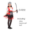 Halloween Carnival Party Costume for Girl Girls Kids Children Pirate Costumes Fantasia Infantil Cosplay Clothing