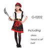Halloween Carnival Party Costume for Girl Girls Kids Children Pirate Costumes Fantasia Infantil Cosplay Clothing