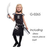 Halloween Carnival Party Costume for Girl Girls Kids Children Pirate Costumes Fantasia Infantil Cosplay Clothing