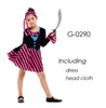 Halloween Carnival Party Costume for Girl Girls Kids Children Pirate Costumes Fantasia Infantil Cosplay Clothing