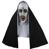 The Nun Horror Mask Cosplay Valak Scary Latex Masks With Headscarf Full Face Helmet Halloween Party Props 2018 Drop Shipping