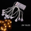 5M Led Copper Wire String Lights Romantic Wedding Fairy Light Decoration AA Battery