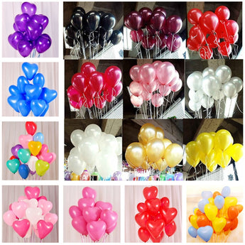 10pcs Black Latex Balloons 10 inch Latex Helium Balloons Inflatable Wedding Decorations Air Balls Happy Birthday Party Balloons