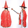 wizard capes with hat for kids birthday party Halloween Costumes - birthday party supplies - party favor