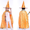 wizard capes with hat for kids birthday party Halloween Costumes - birthday party supplies - party favor