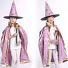 wizard capes with hat for kids birthday party Halloween Costumes - birthday party supplies - party favor
