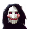 Movie Saw Chainsaw massacre Jigsaw Puppet Masks Latex Creepy Halloween SAW MOVIE BILLY MASK