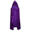 Women/Mens Cloak Velvet Hooded Cape Cosplay Costume Xmas Fancy Dress Hooides Cape Pocho