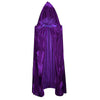 Women/Mens Cloak Velvet Hooded Cape Cosplay Costume Xmas Fancy Dress Hooides Cape Pocho