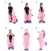 Inflatable  Unicorn Costumes Carnaval Princess Outfit Purim Party Fancy Dress Halloween Costumes for Kids Women Men Adult